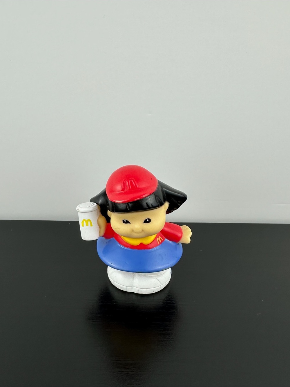 Fisher Price Little People Sonya Lee McDonald's Worker 2.5" Vintage Figurine